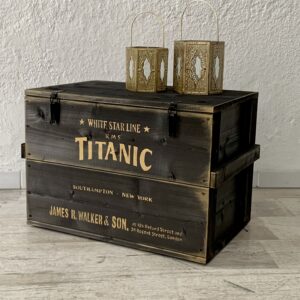 Kiste "Titanic" M, schwarz