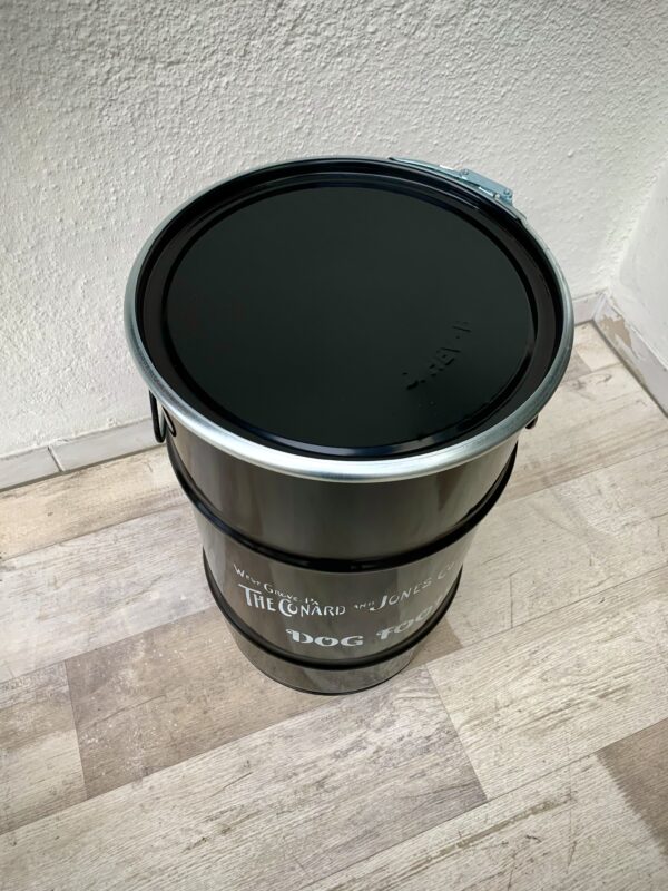 Tonne "Dog Food" schwarz – Bild 4