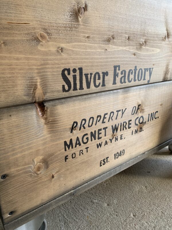 Kaminholzkiste "Silver Factory" – Bild 6