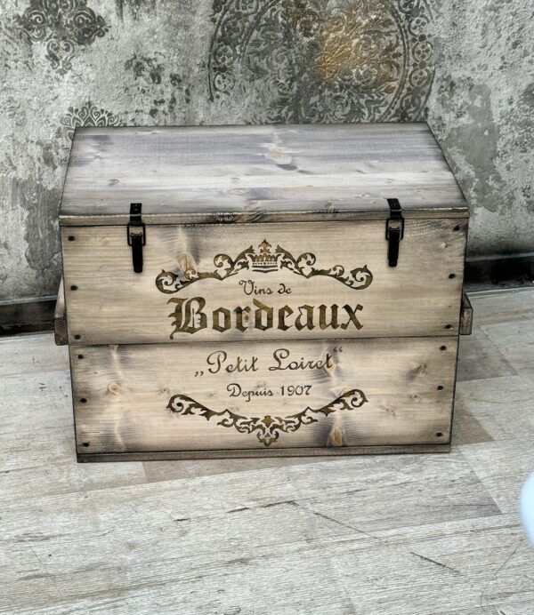 Kiste "Bordeaux" M -Gold Edition, grau – Bild 2