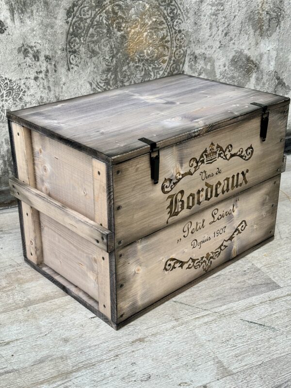 Kiste "Bordeaux" M -Gold Edition, grau – Bild 3