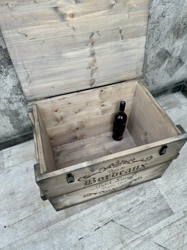 Kiste "Bordeaux" M -Gold Edition, grau – Bild 5