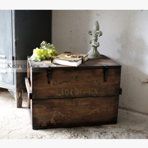 Kiste "Bordeaux" M -Gold Edition, braun