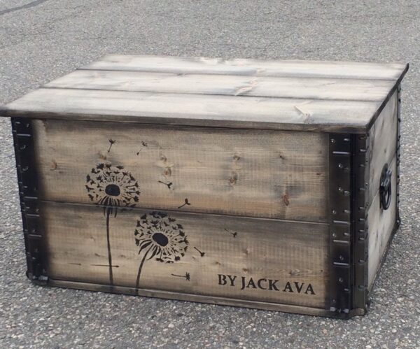 Kiste "Dandelion" L, grau