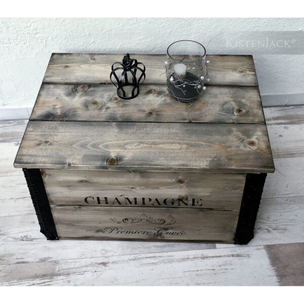 Kiste "Champagne" L, grau – Bild 5