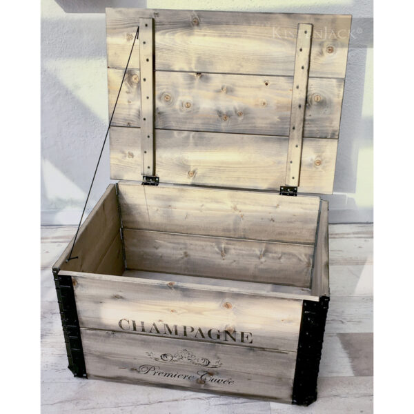 Kiste "Champagne" L, grau – Bild 3