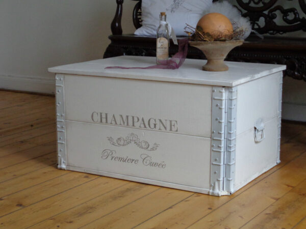 Kiste "Champagne" L, weiß – Bild 4