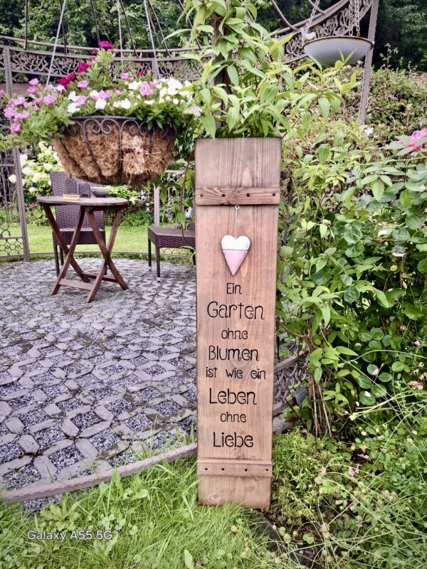 Dekobrett „Blumen" – Bild 2