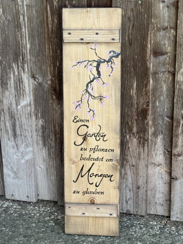 Dekobrett „ Kirschblüte " – Bild 2