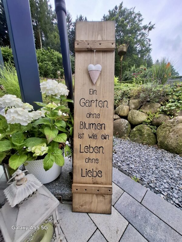 Dekobrett „Blumen" – Bild 3