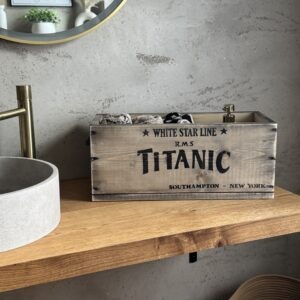 Holzkiste „Titanic “