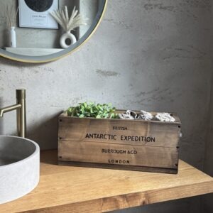 Holzkiste „Antartic “
